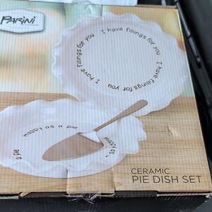 Parini Ceramic Pie Dish Set